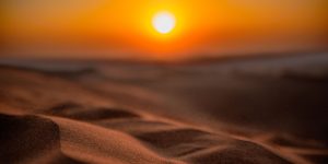 between sand and sun